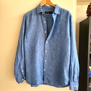 Nautica Men's Blue Shirt